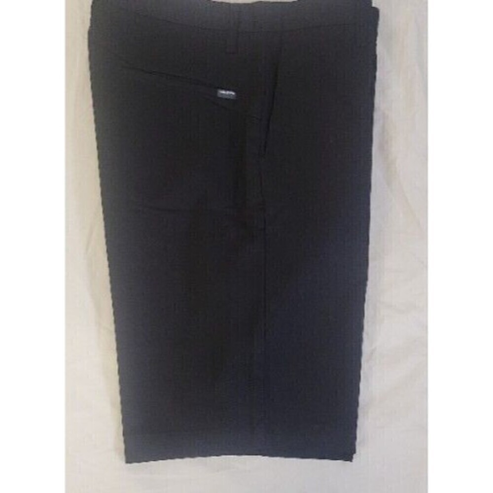 Volcom Size 32 True To This Solid Black Cotton Blend,‎ Casual